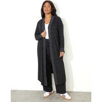 Jersey Open Front Longline Cardigan