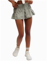 Get Your Flirt On High Waisted Gym Shorts