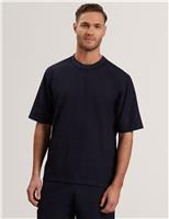 Ted Baker Pure Cotton T-Shirt Navy