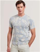 Pure Cotton Floral Print T-Shirt