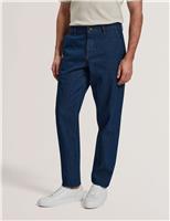 Straight Fit Pure Cotton Jeans