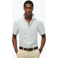 Relaxed Fit Pure Linen Embroidered Shirt