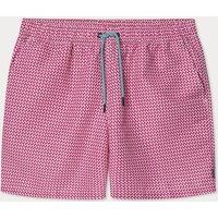 Geometric Woven Print Swim Shorts