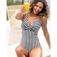 Indonesia Tummy Control Striped Swimsuit