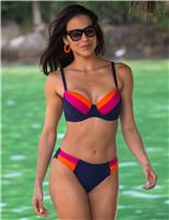 Palm Springs Colour Block Bikini Bottoms