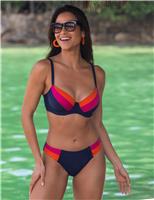 Palm Springs Wired Padded Plunge Bikini Top C-G