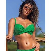 Free Spirit Wired Padded Plunge Bikini Top B-G
