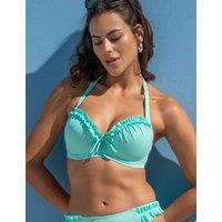 Ocean Breeze Wired Halterneck Bikini Top (C-G)