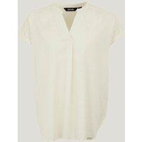 Rianne Cotton Rich V-Neck Shirt with Linen