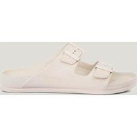 Regatta Lady Brooklyn Buckle Flat Sliders Cream