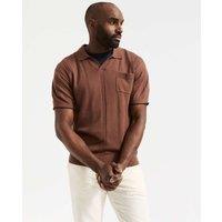 Pure Cotton Knitted Polo Shirt