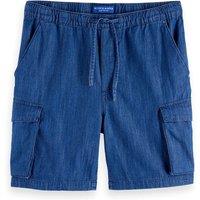 Denim Elasticated Waist Utility Shorts
