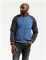 Scotch & Soda Reversible Printed Bomber Jacket Navy