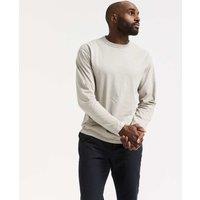 Pure Cotton Crew Neck Long Sleeve T-Shirt