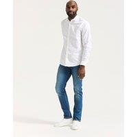 Scotch & Soda Slim Fit Button Front Jeans Navy