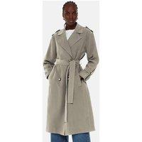 Whistles Belted Double Breasted Trench Coat Khaki