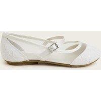 Kids Lace Mesh Ballet Pumps (7 Small - 4 Large)