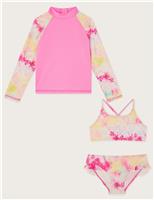 3pc Tie Dye Bikini Swim Set (3-15 Yrs)