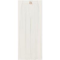 Crinkle Drawstring Wide Leg Trousers (7-15 Yrs)