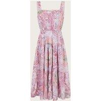 Marbled Floral Maxi Dress (7-15 Yrs)
