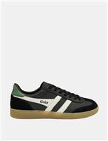 Gola Viper Leather Lace Up Trainers White Mix
