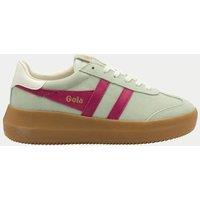 Athena Suede Colour Block Trainers