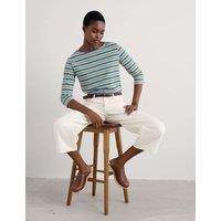 Pure Cotton Striped Slim Fit Top