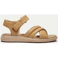 Timberland Belmar Waves Leather Flat Sandals Beige