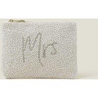 Beaded Mrs Embroidery Bridal Purse
