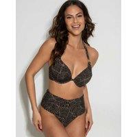 Samoa Printed High Waisted Bikini Bottoms