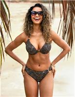 Samoa Printed Ring Detail Bikini Bottoms