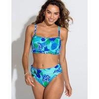 Free Spirit Floral Wired Bandeau Bikini Top (C-G)