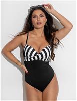 Free Spirit Printed Wired Padded Swimsuit