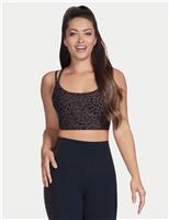 Go Walk Cheetah Non Wired Sports Bra