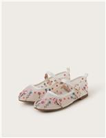 Kids Floral Ballet Pumps (7 Small - 4 Large)
