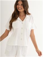 Pure Cotton Double Cloth Shortie Set