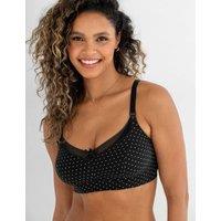 Pour Moi Love to Lounge Maternity Nursing Bra White/Black
