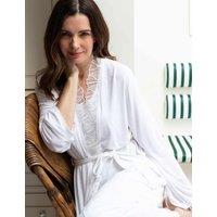 Jersey Lace Trim Dressing Gown