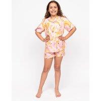 Cotton Rich Banana Revere Pyjamas (2-13 Yrs)