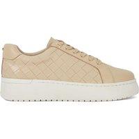 Leather Lace Up Trainers