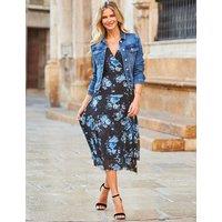 SOSANDAR Cotton Rich Denim Jacket Blue