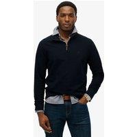 Superdry & Co Pure Cotton Half Zip Jumper Navy