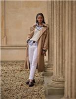 Cotton Rich Belted Longline Trench Coat