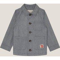 Pure Cotton Striped Jacket (2-13 Yrs)