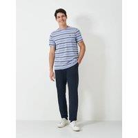 Pure Cotton Striped Crew Neck T-Shirt