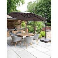 Round LED Parasol with Base