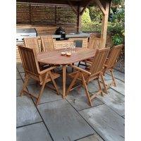 Ellipse Manhattan 6 Seater Dining Set