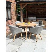Roma 6 Seater Round Dining Set