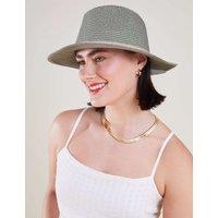 Woven Straw Packable Panama Hat