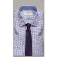 Hawes & Curtis Slim Fit Pure Cotton Check Shirt Pink Mix